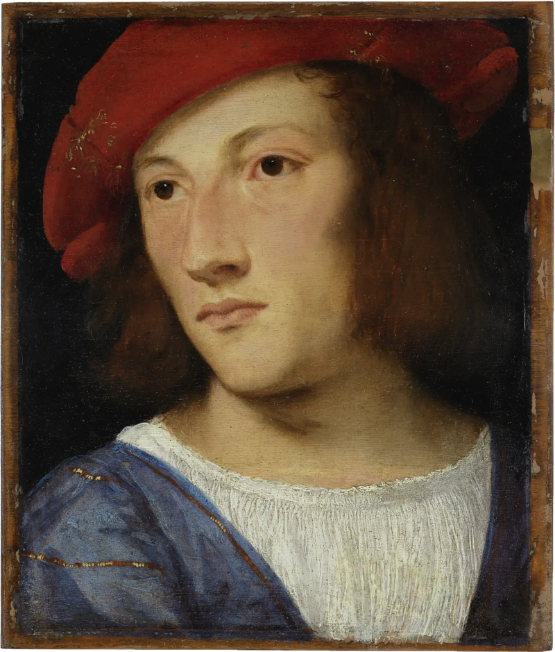 Portrett av en ung mann. - Titian