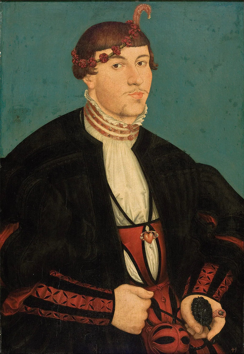 Portrett av en ung adelsmann fra Rava-familien - Lucas Cranach den eldre