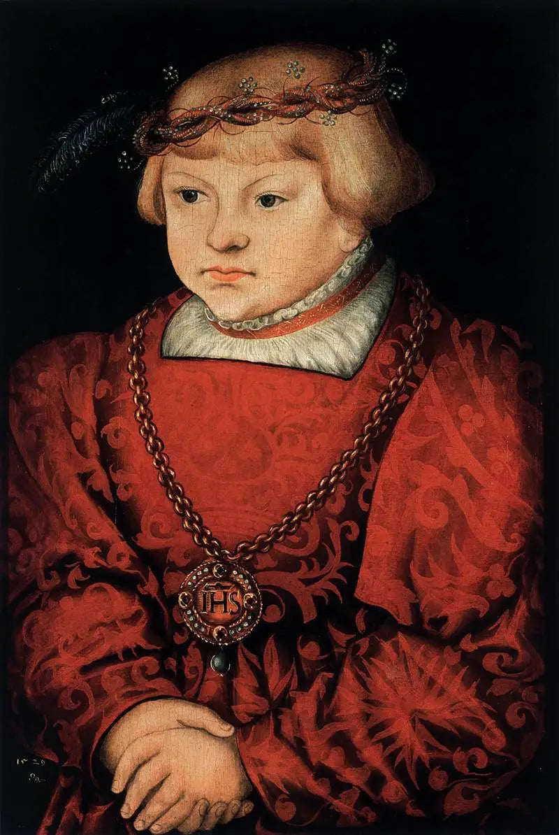 Portrait d'un jeune prince - Lucas Cranach the Elder image 1 tableau peint à l’huile sur toile