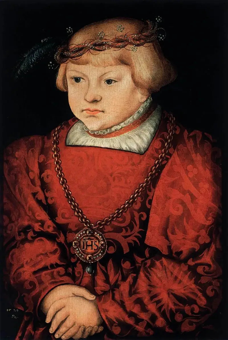 Portrett av en ung prins - Lucas Cranach den eldre