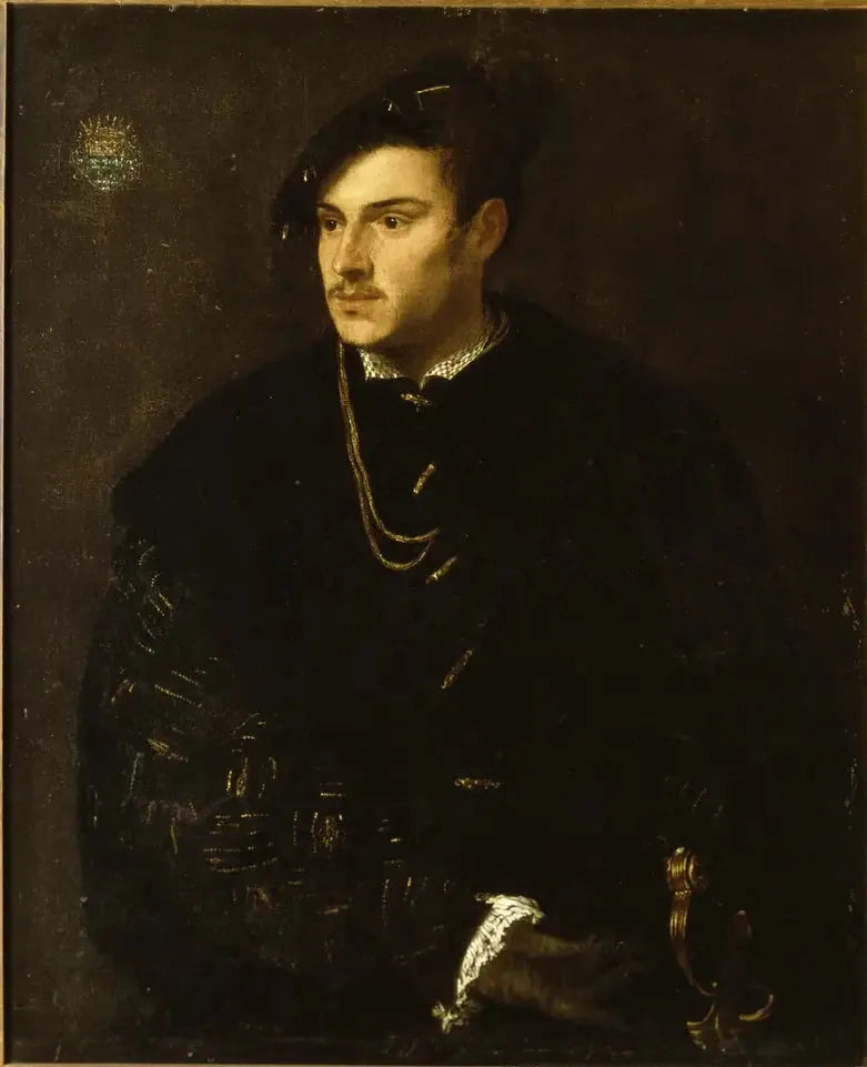 Portrett av et medlem av Farnese-huset - Titian