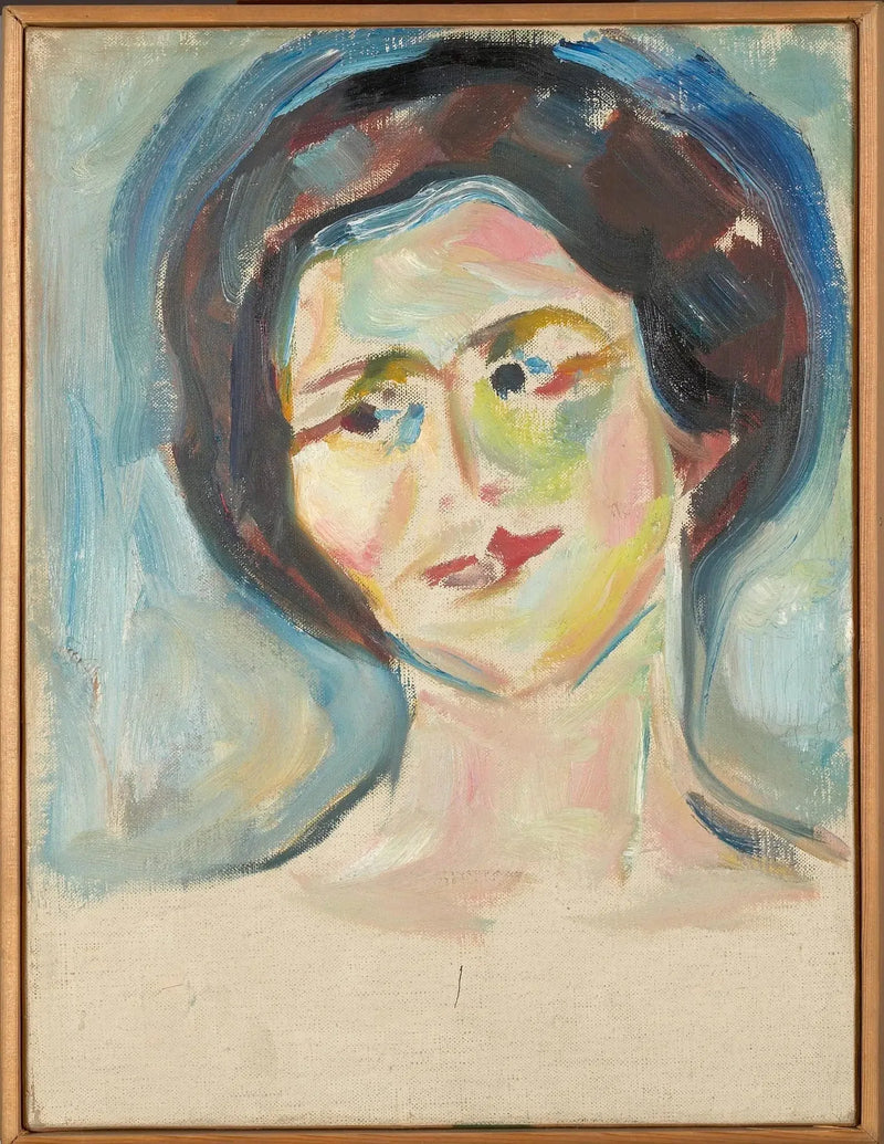 Portrett av en modell - Edvard Munch