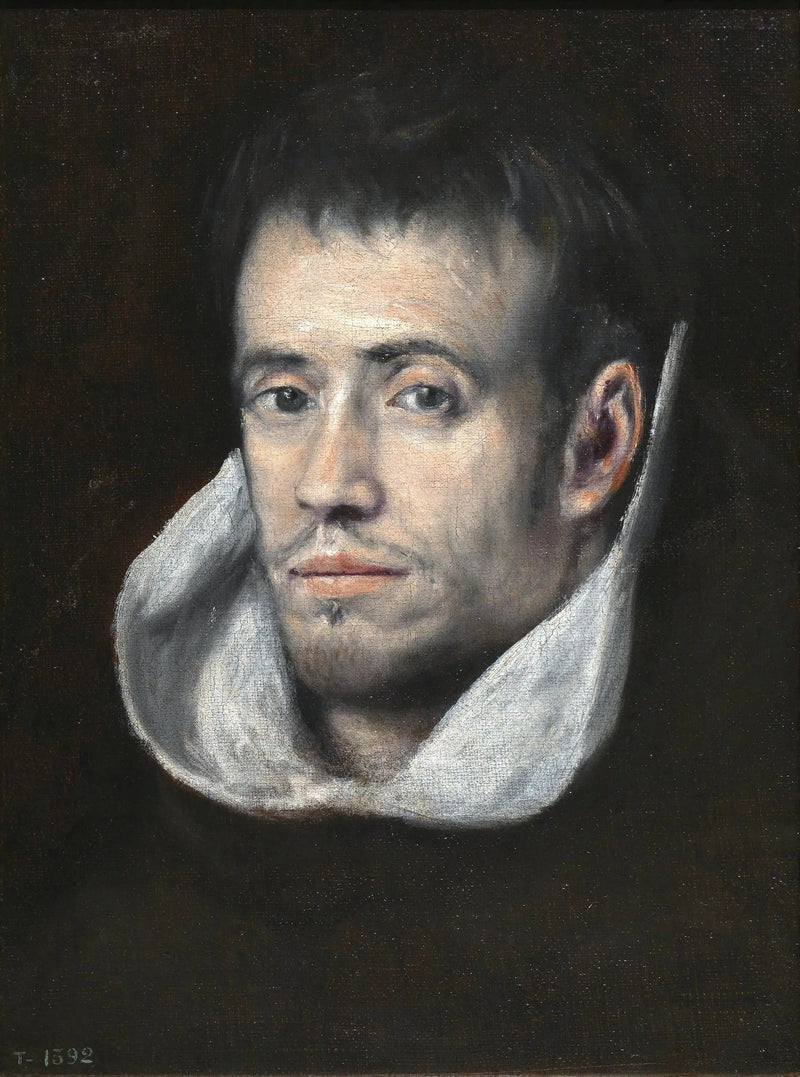 Portrett av en munk - El Greco