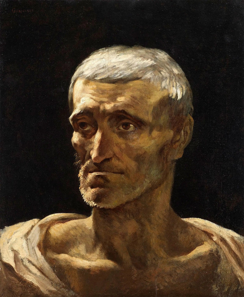 Portrett av en forliste - Théodore Géricault