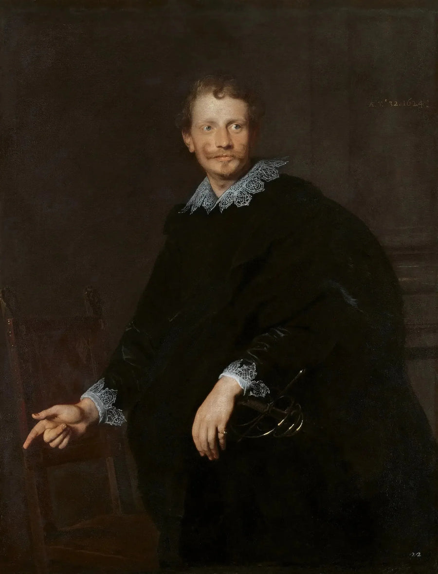 Portrett av en genovisk adelsmann, 1624 - Antoine van Dyck

Source:
Portrait d'un noble génois, 1624 - Antoine van Dyck