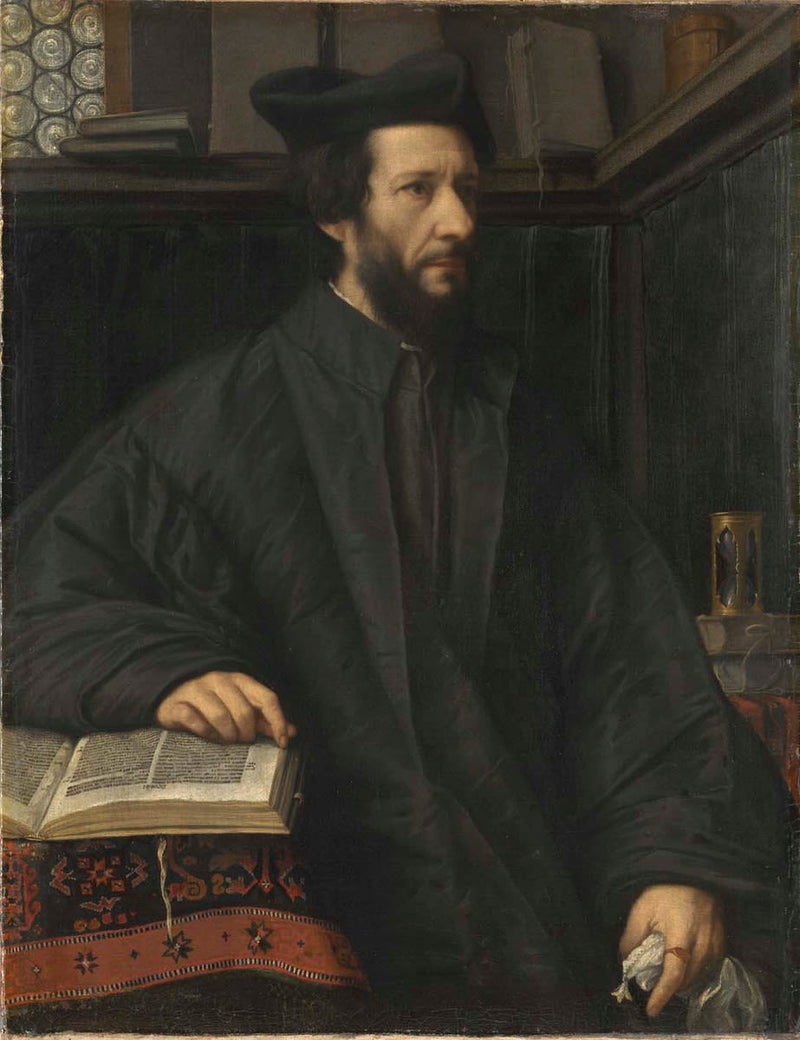Portrett av en geistlig - Alessandro Bonvicino