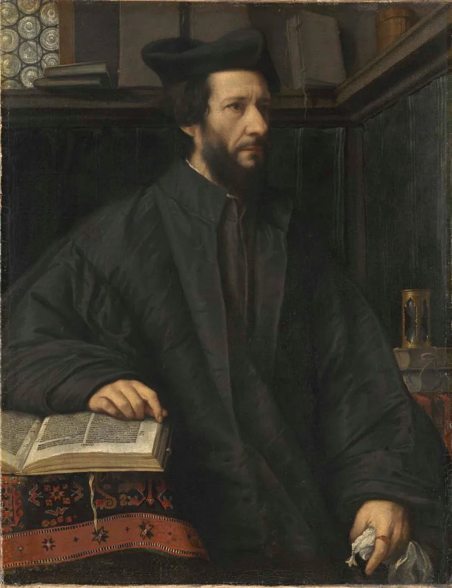 Portrett av en geistlig - Alessandro Bonvicino