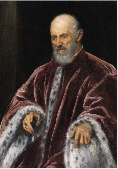 Portrait d'un sénateur vénitien - Jacopo Tintoretto image 1 copie peinte à la main à l’huile