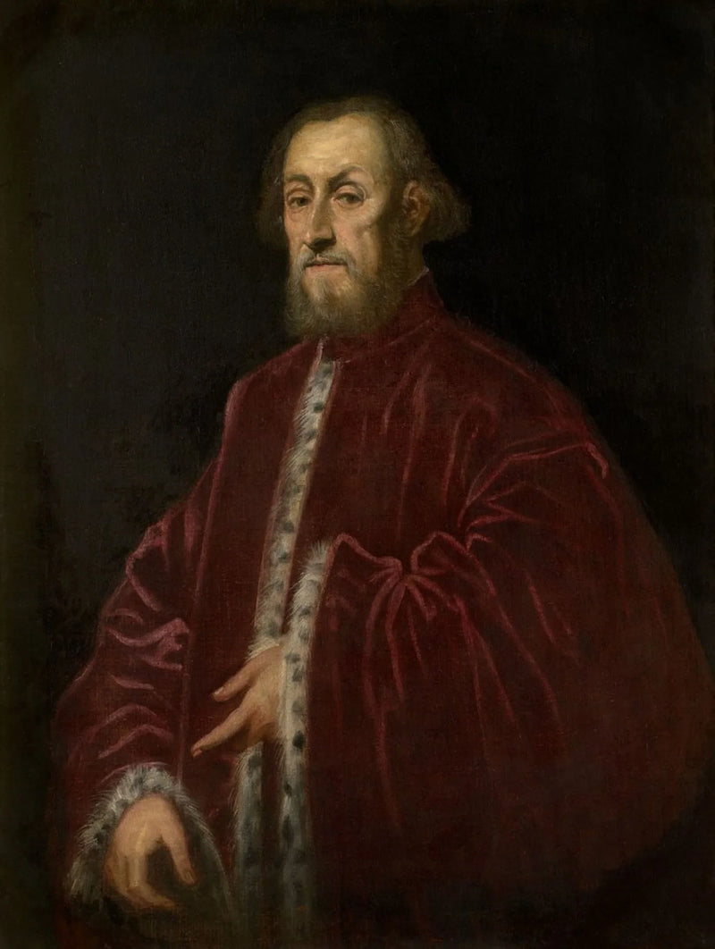 Portrett av en venetiansk senator - Jacopo Tintoretto