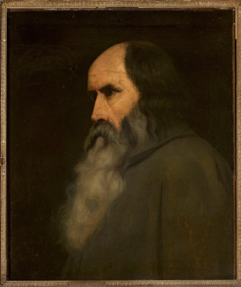 Portrett av en gammel mann (Berthold Schwarz?) - Ary Scheffer