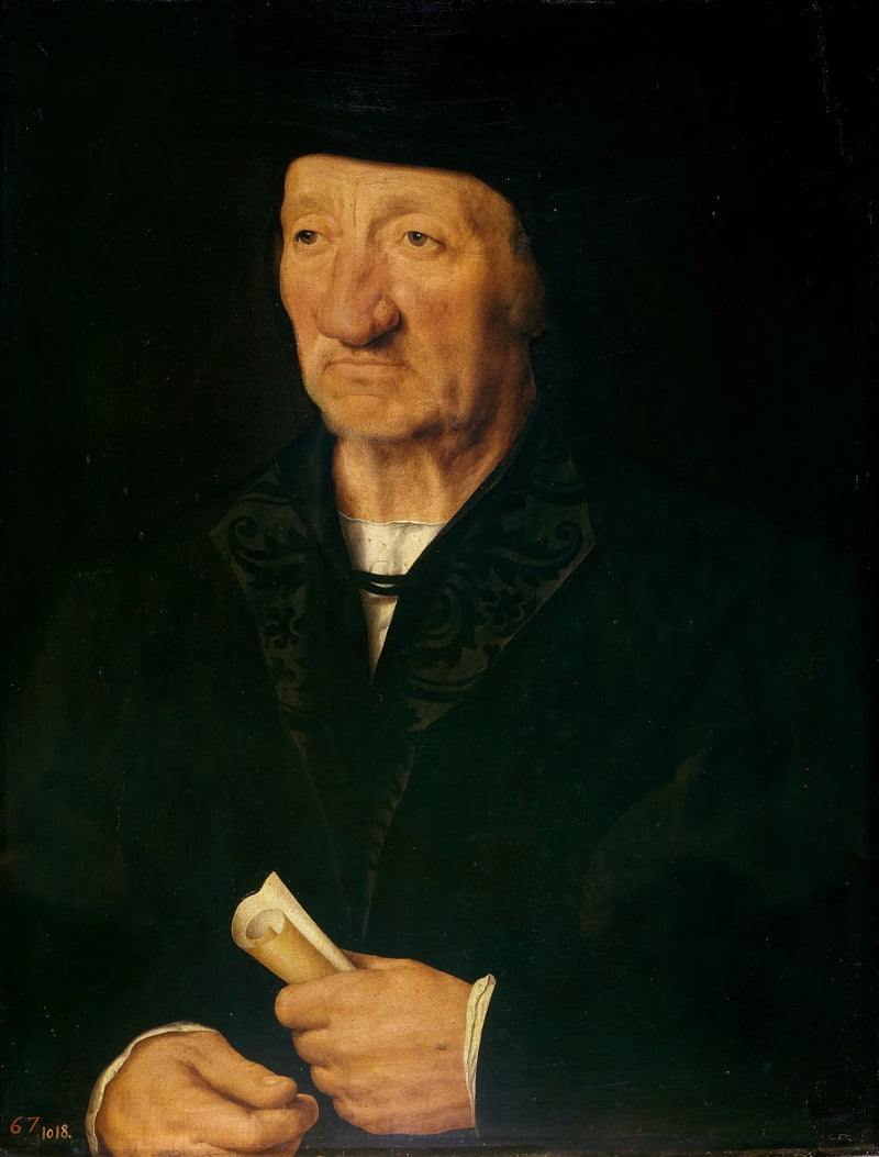 Portrett av en gammel mann - Joos van Cleve