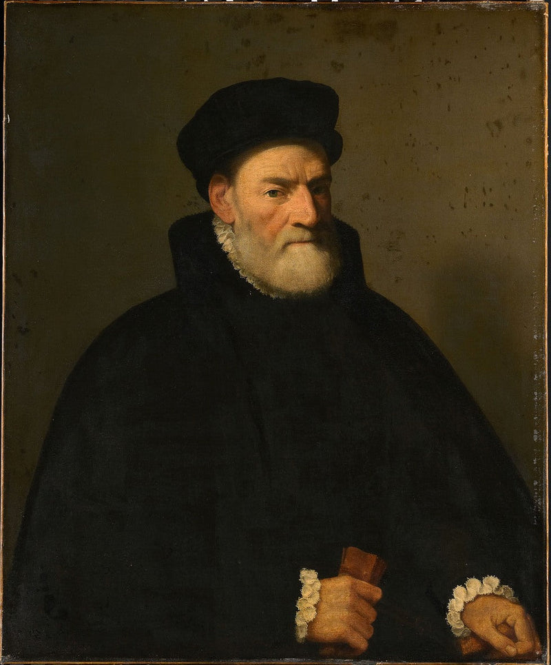 Portrett av en gammel mann, sannsynligvis Vercellino Olivazzi, senator fra Bergamo - Giovanni Battista Moroni