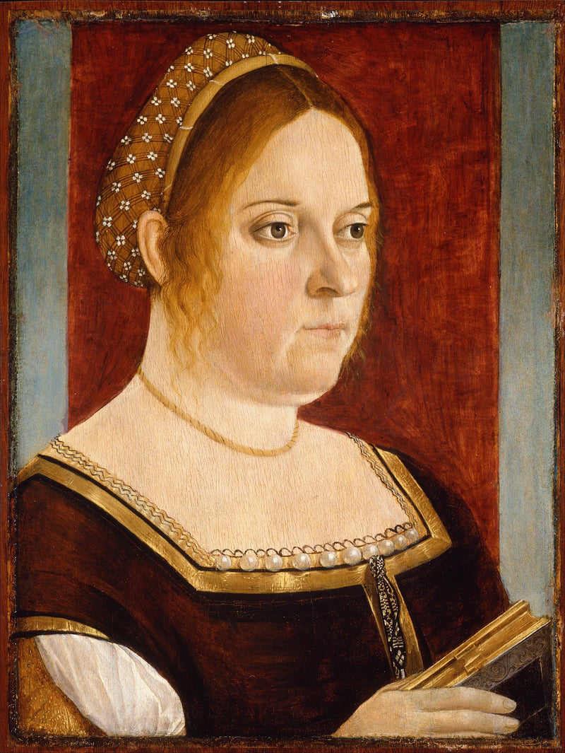 Portrett av en dame med en bok - Vittore Carpaccio