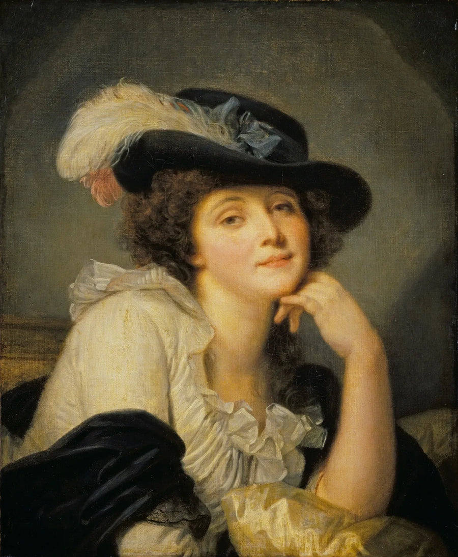 Portrett av en dame, tidligere feilaktig kalt Portrett av Sophie Arnould - Jean-Baptiste Greuze