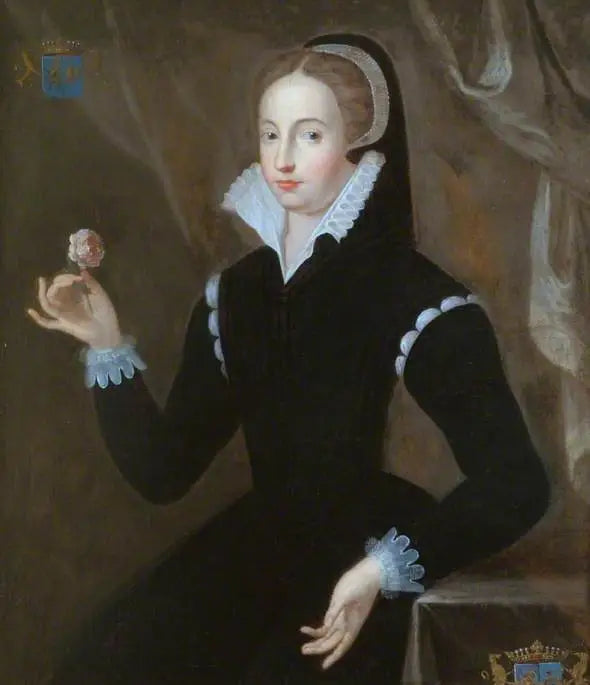 Portrett av en dame i svart kjole med Marie Stuart-frisyre - François Clouet

Source:
Portrait d'une dame en robe noire avec coiffure Marie Stuart - François Clouet