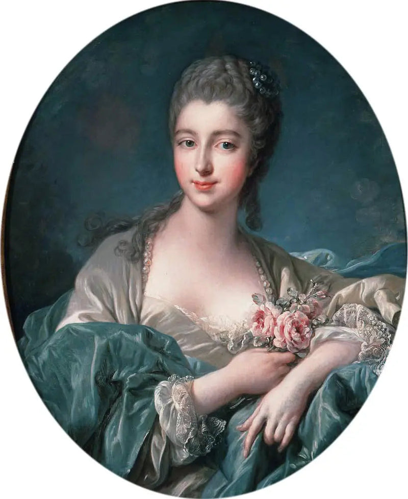 Portrett av en dame - François Boucher