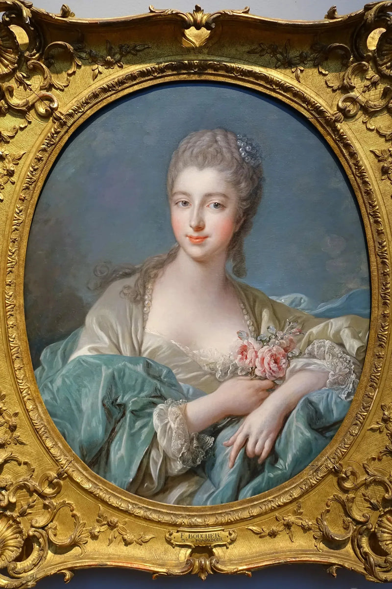 Portrett av en dame - François Boucher