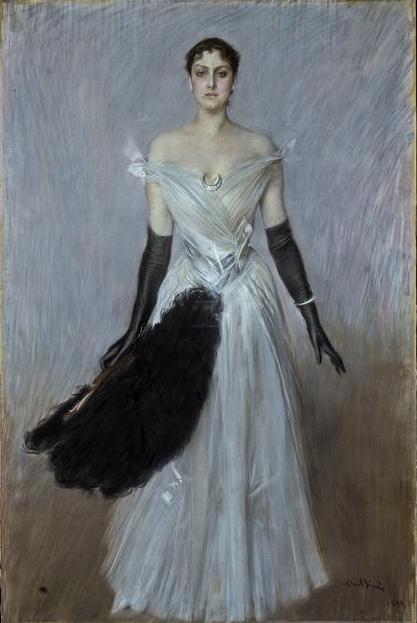 Portrett av en dame - Giovanni Boldini