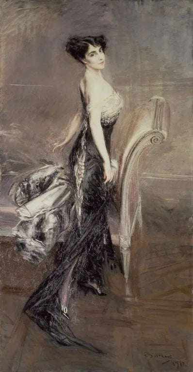 Portrett av en dame - Giovanni Boldini