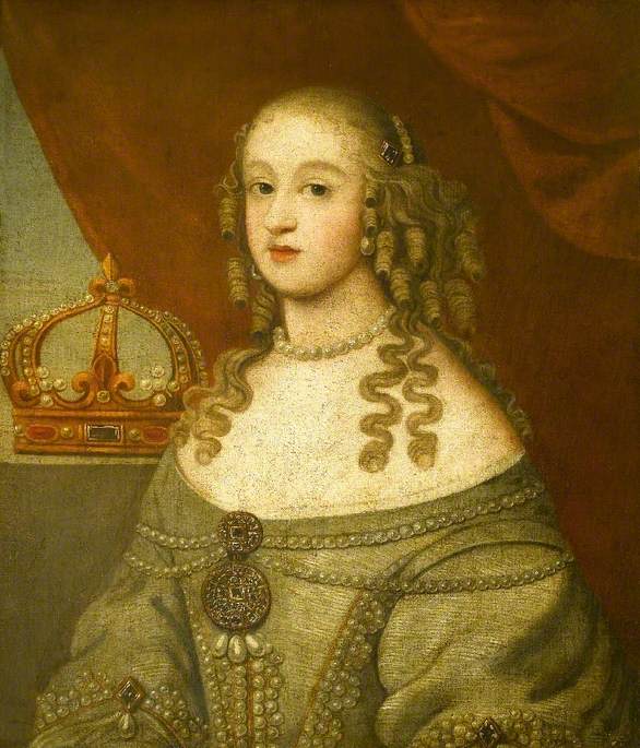 Portrett av en dame (det antas å være prinsesse Mary, 1631-1660, prinsesse av Orange, datter av Charles I) - Gerrit van Honthorst