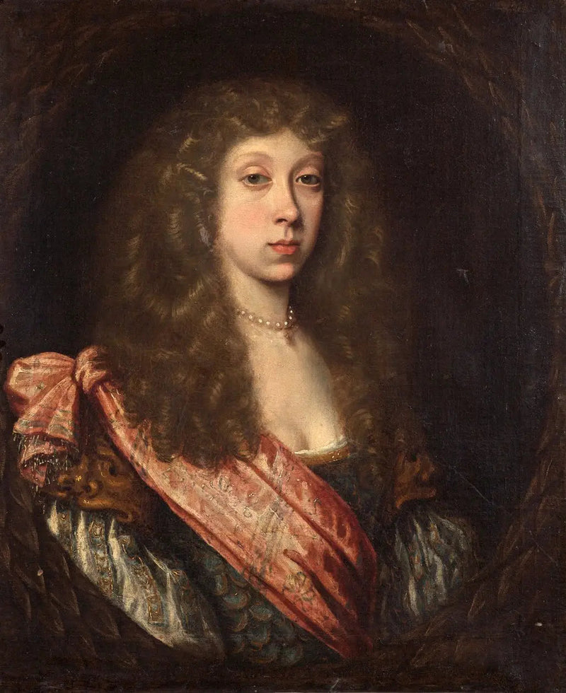 Portrett av en ukjent dame i maskeantrekk - Pierre Mignard