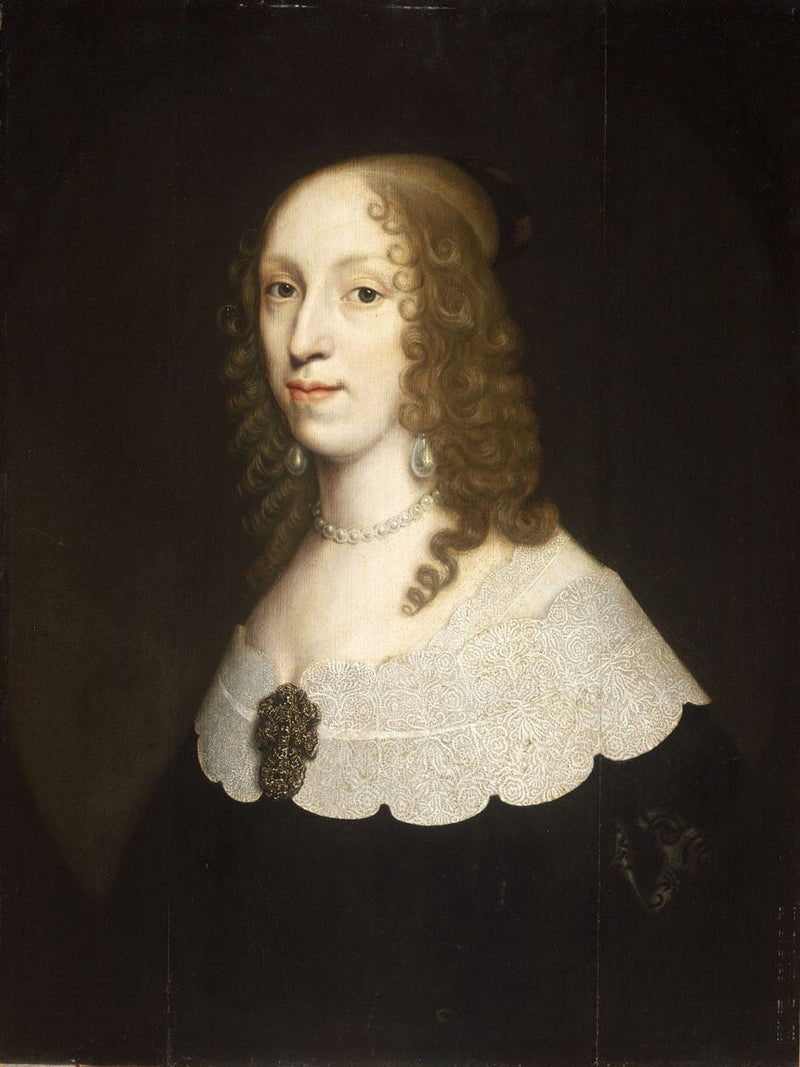 Portrett av en ukjent dame - Gerrit van Honthorst