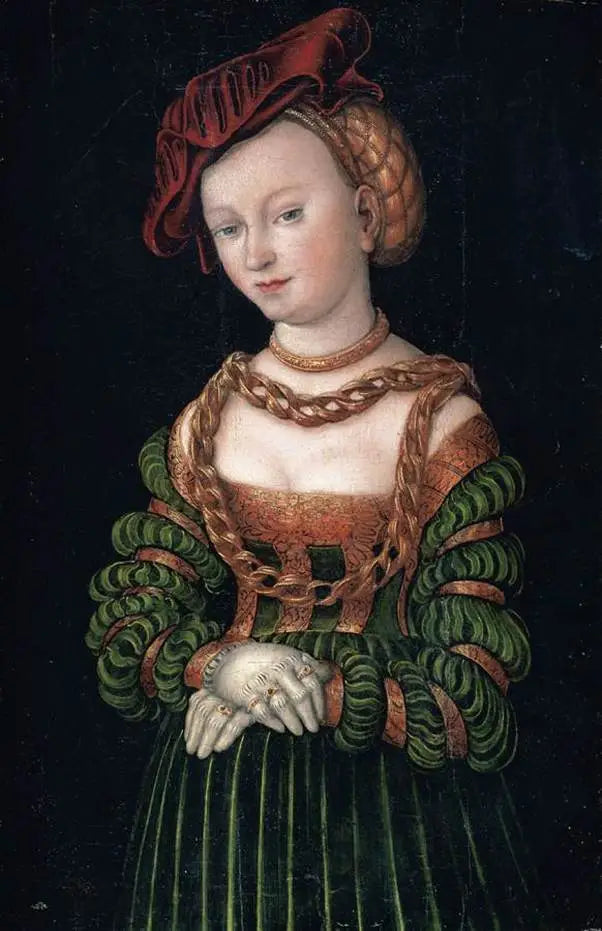 Portrett av en dame - Lucas Cranach den eldre