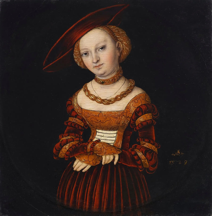 Portrett av en dame - Lucas Cranach den eldre