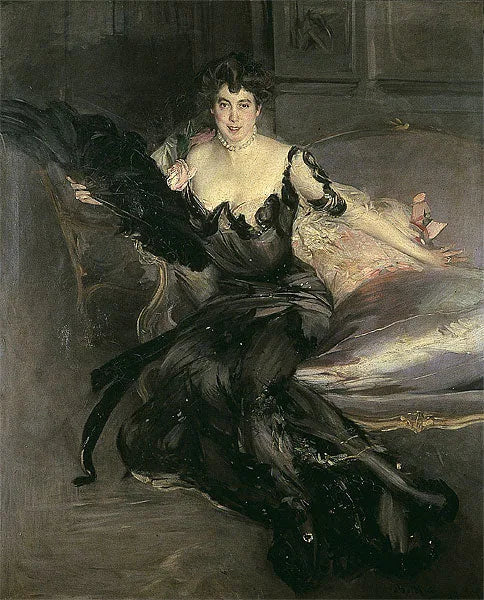 Portrett av en dame, Mme Lionel Phillips - Giovanni Boldini