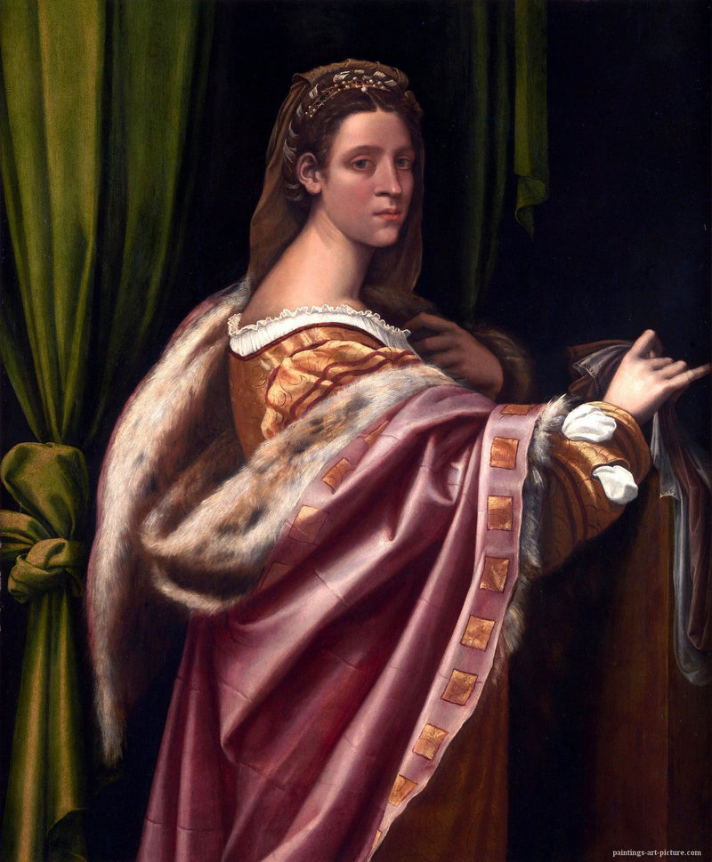Portrett av en dame - Sebastiano del Piombo