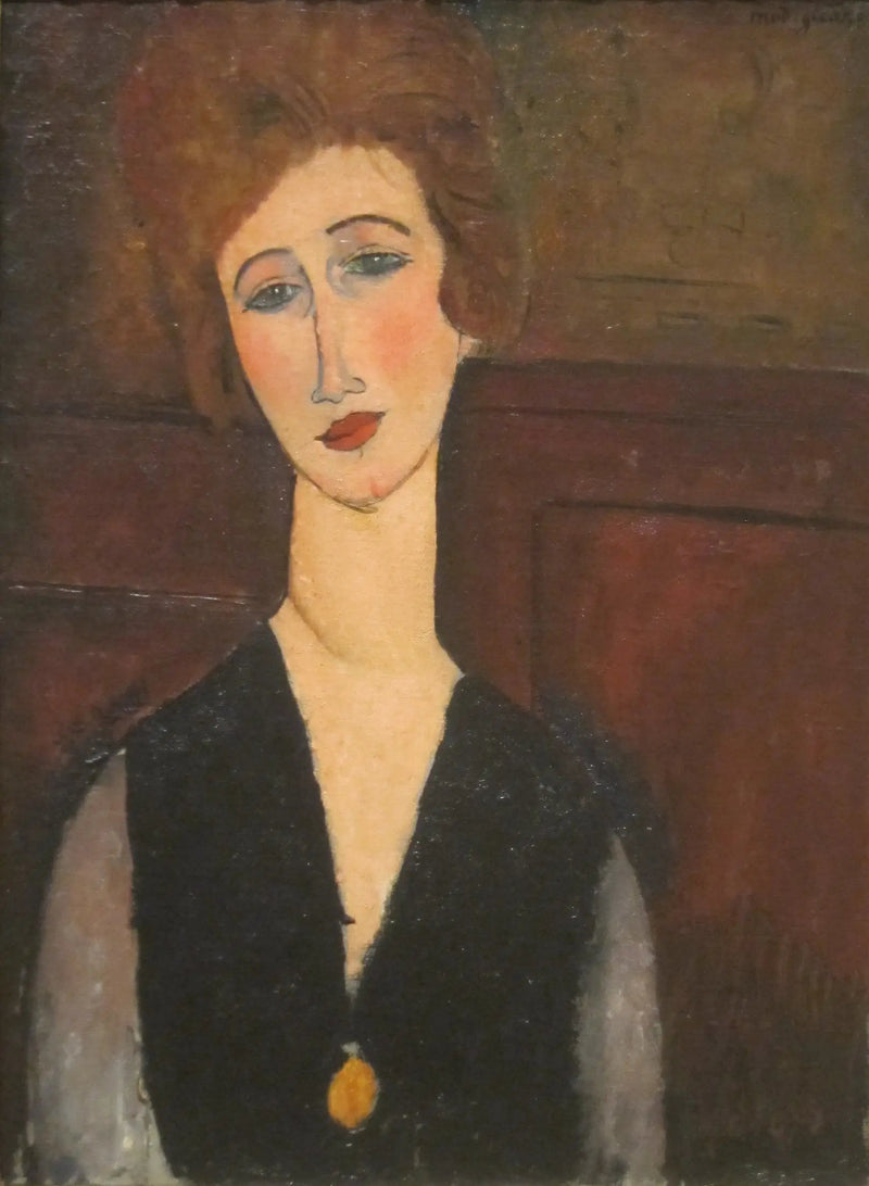 Portrett av en kvinne - Amedeo Modigliani