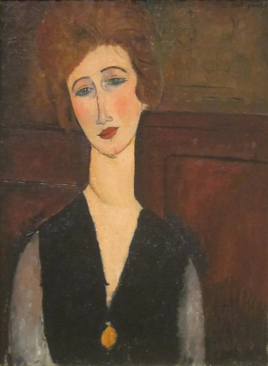 Portrett av en kvinne - Amedeo Modigliani