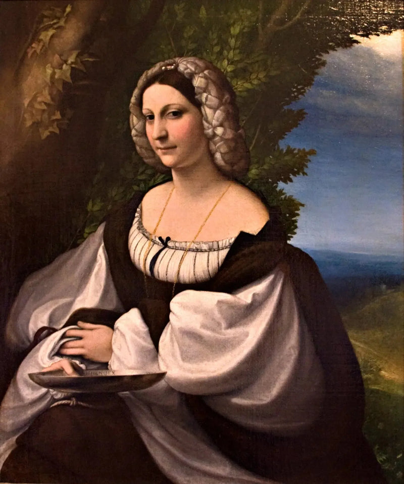 Portrett av en kvinne - Antonio da Correggio