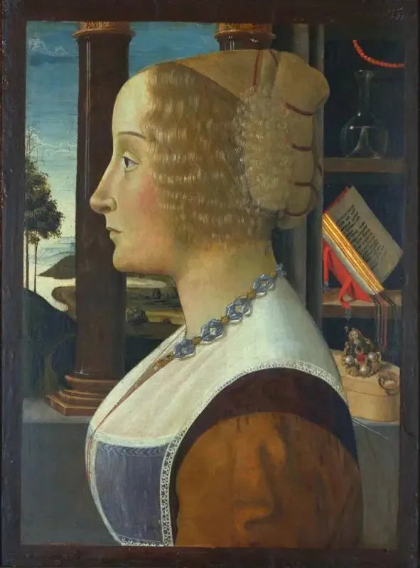 Portrett av en kvinne - Domenico Ghirlandaio