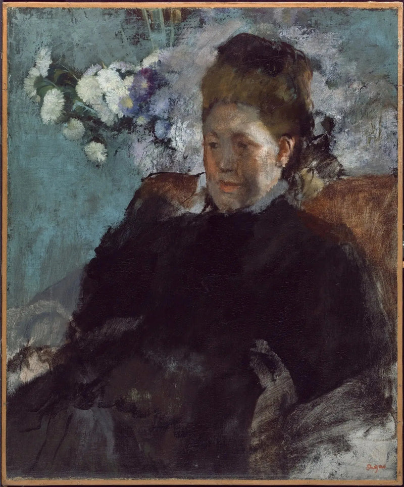 Portrett av en kvinne - Edgar Degas