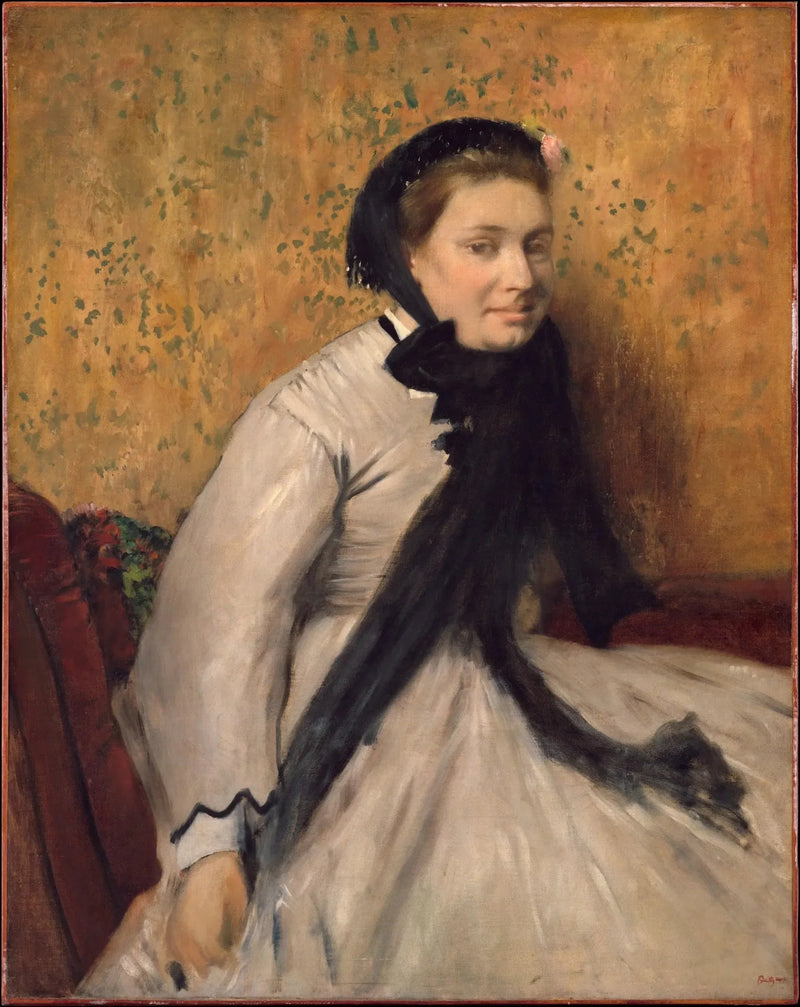 Portrett av en kvinne i grått - Edgar Degas