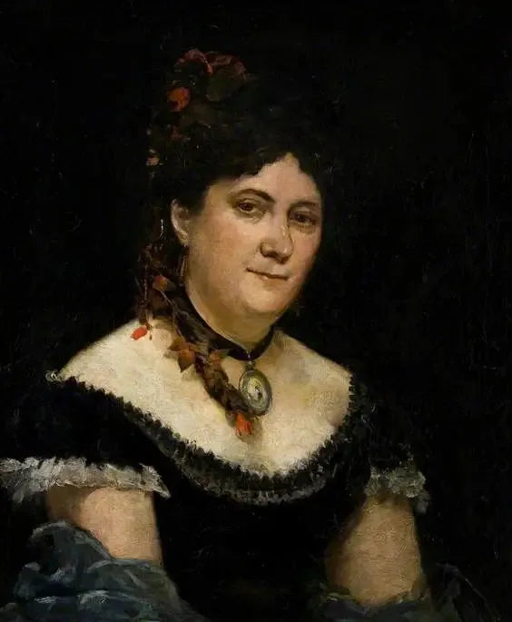 Portrett av en kvinne - Gustave Courbet
