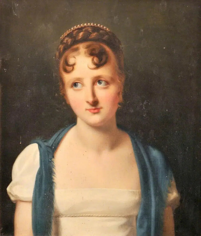 Portrett av en ukjent kvinne - Hippolyte Flandrin