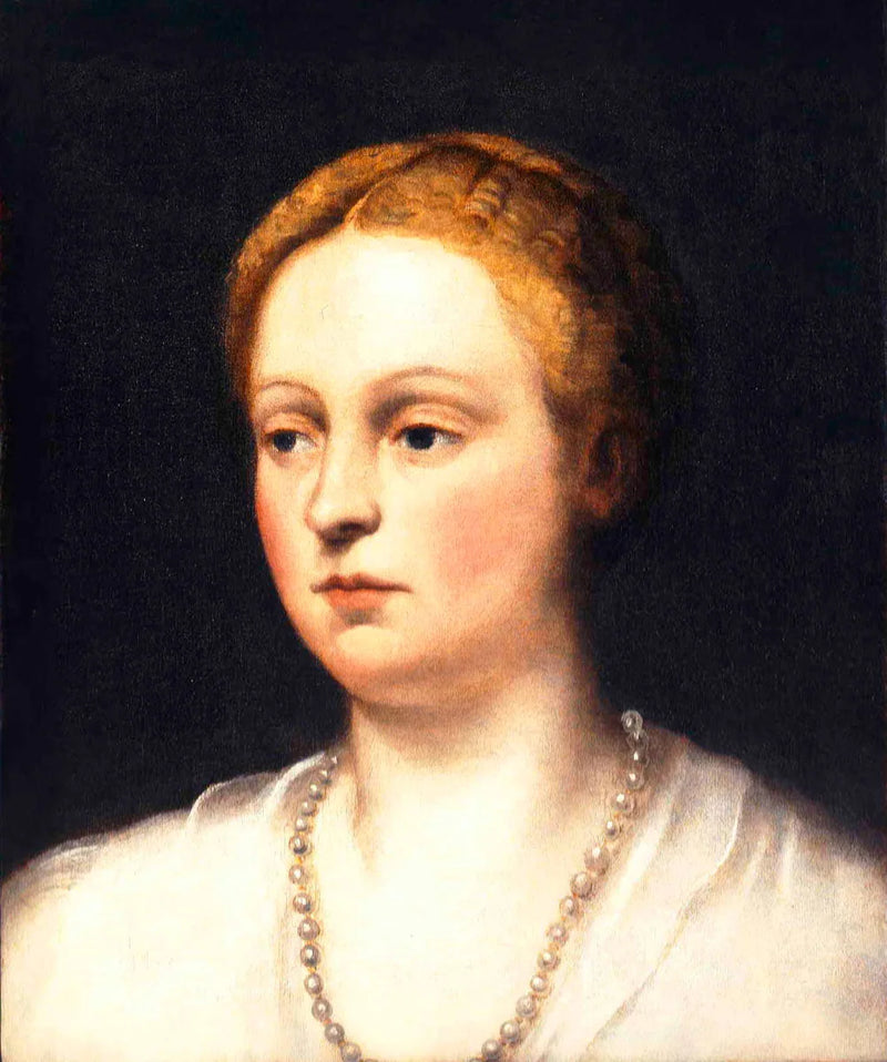 Portrett av en kvinne - Jacopo Tintoretto