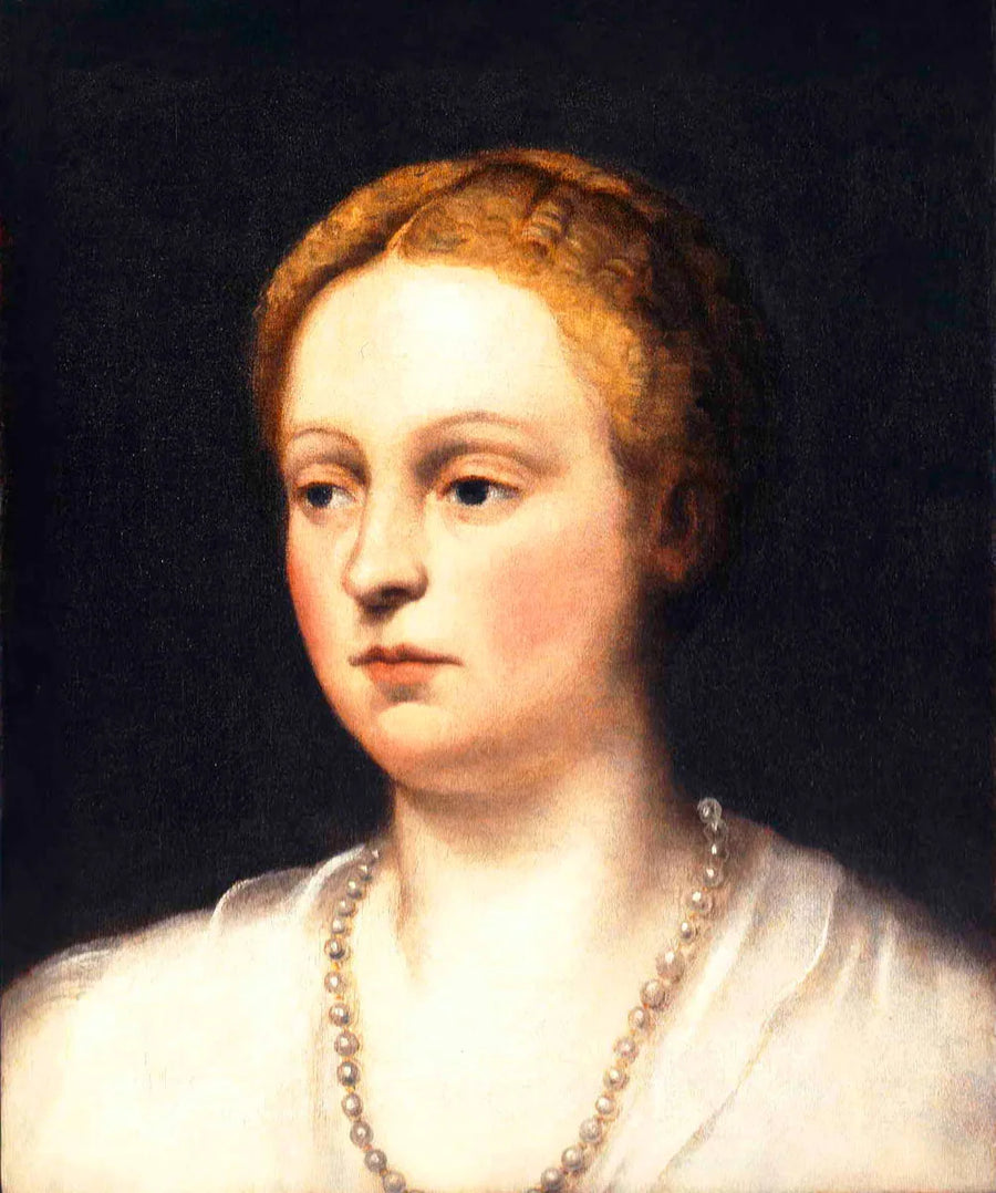 Portrett av en kvinne - Jacopo Tintoretto