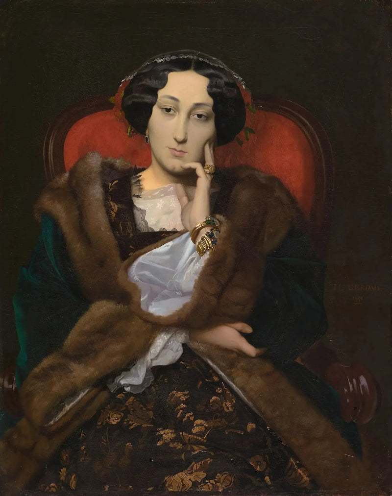 Portrett av en kvinne - Jean-Léon Gérôme