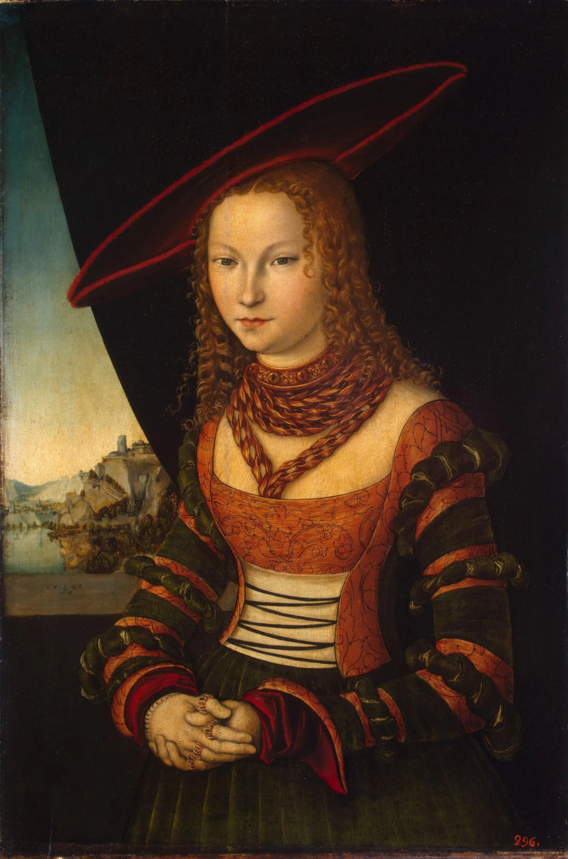 Portrett av en kvinne - Lucas Cranach den eldre