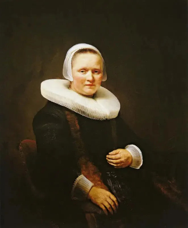 Portrett av en kvinne, kanskje Anna Wijmer - Rembrandt