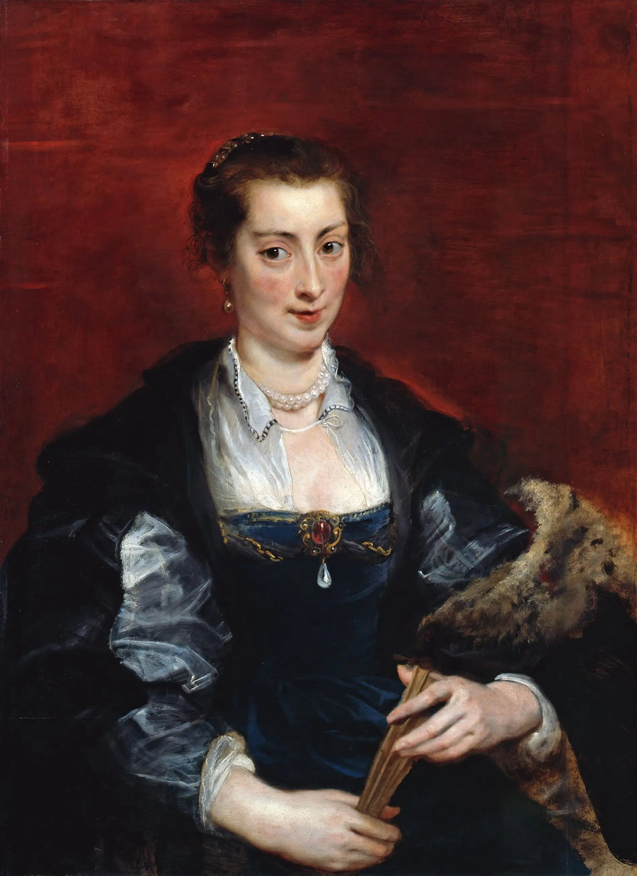 Portrett av en kvinne, tradisjonelt identifisert som Isabella Brant - Peter Paul Rubens