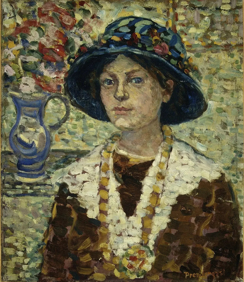 Portrett av en jente med blomster - Maurice Prendergast

Source:
Portrait d'une fille avec des fleurs - Maurice Prendergast