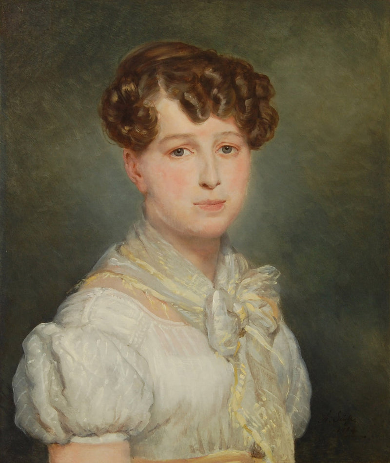 Portrett av en ung kvinne - Ary Scheffer