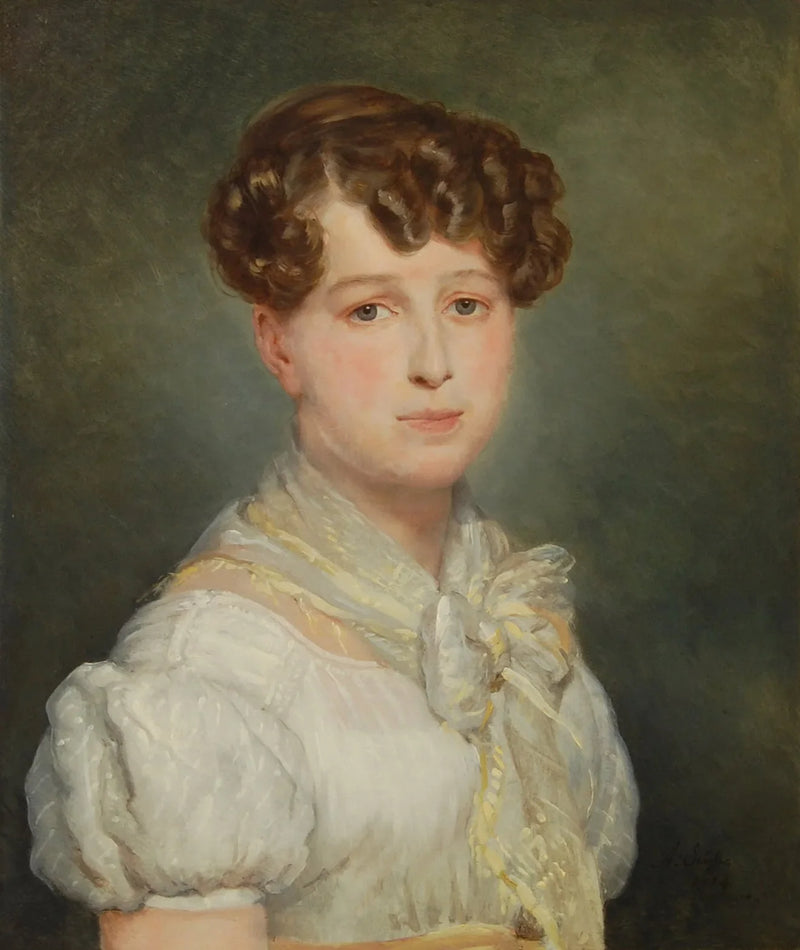Portrett av en ung kvinne - Ary Scheffer