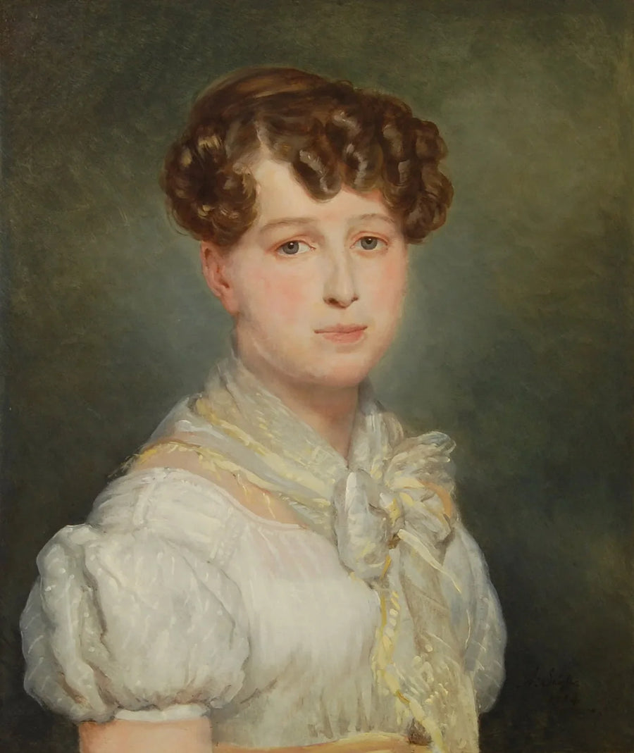 Portrett av en ung kvinne - Ary Scheffer