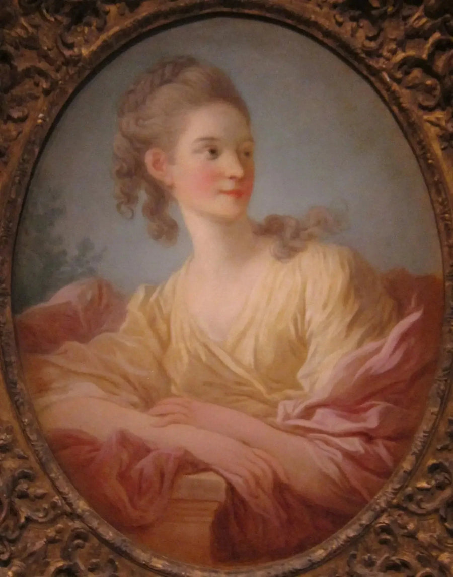 Portrett av en ung kvinne, kalt Gabrielle de Caraman, marchioness av La Fare - Jean-Honoré Fragonard