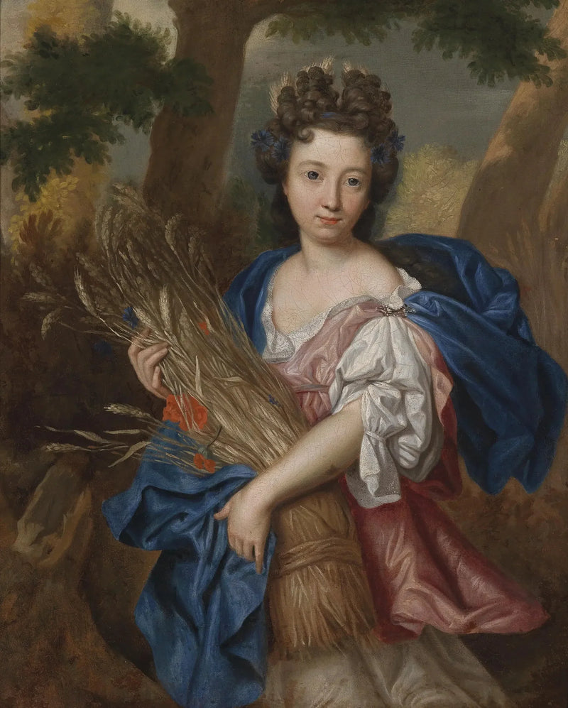 Portrett av en ung kvinne i Ceres - Pierre Mignard